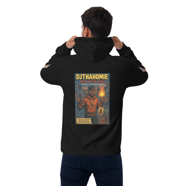 Unisex eco raglan hoodie - Image 4