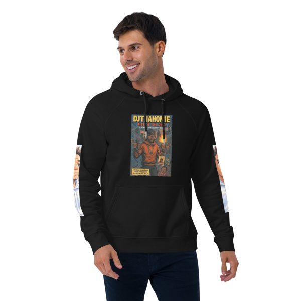 Unisex eco raglan hoodie - Image 3