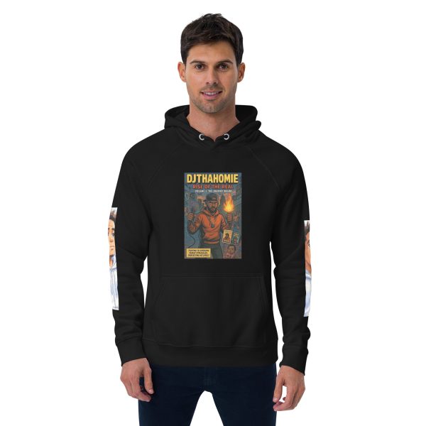 Unisex eco raglan hoodie - Image 2