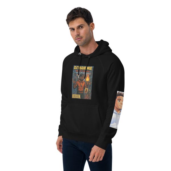 Unisex eco raglan hoodie - Image 7