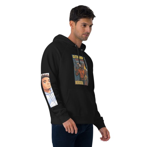 Unisex eco raglan hoodie - Image 9
